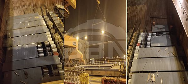 669 Tons S235J2+N Steel Plates to South Africa