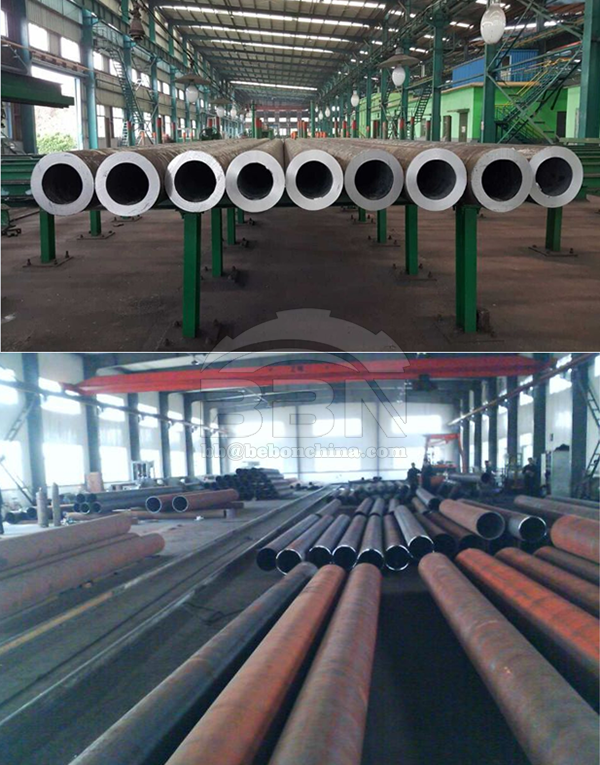 2400 tons A106B seamless steel pipe with big OD and thickness to Caterpillar inc in USA