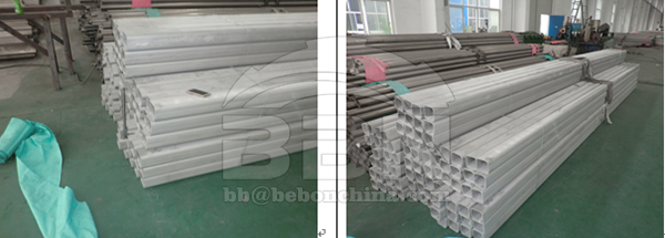 900 tons SUS304 stainless steel square pipe to India
