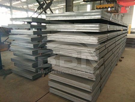 Chemical composition and mechanical properties of SA517 Gr.E steel plate