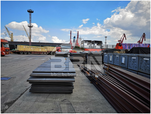 More than 1500MT LR AH36 Steel Plates will ship to Singapore