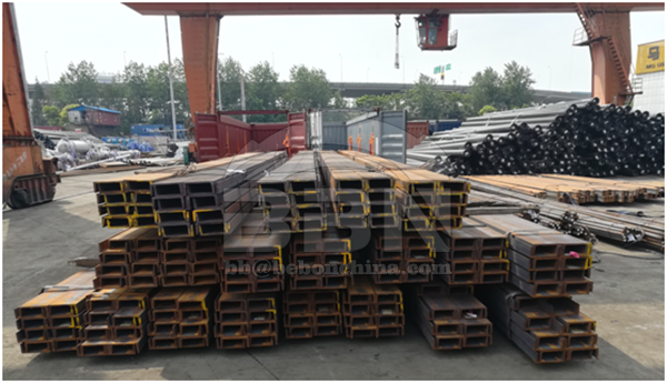 About 320MT S235JR channel steel pass the inspect and will ship to abroad