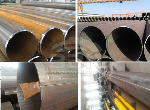 2100 tons LSAW pipes for waste Water treatment project in Austria