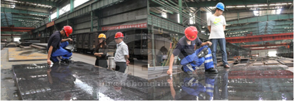 Singapore customer for ASTM A36 CUTTING PLATE from 2013 to now