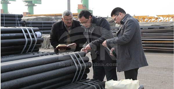 2698 tons DIN 17175 ST35.8 steel pipe to Iraq WASSIT critical fuel oil power plant project