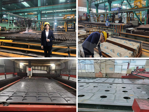 442 tons Cutting Steel Plates to Australia
