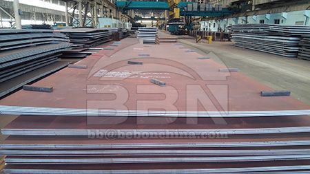 Q420qDNH steel plate production process and cutting process
