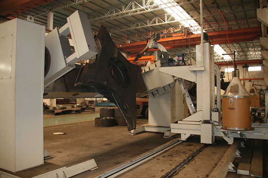 1350 ton steel goods for excavator project
