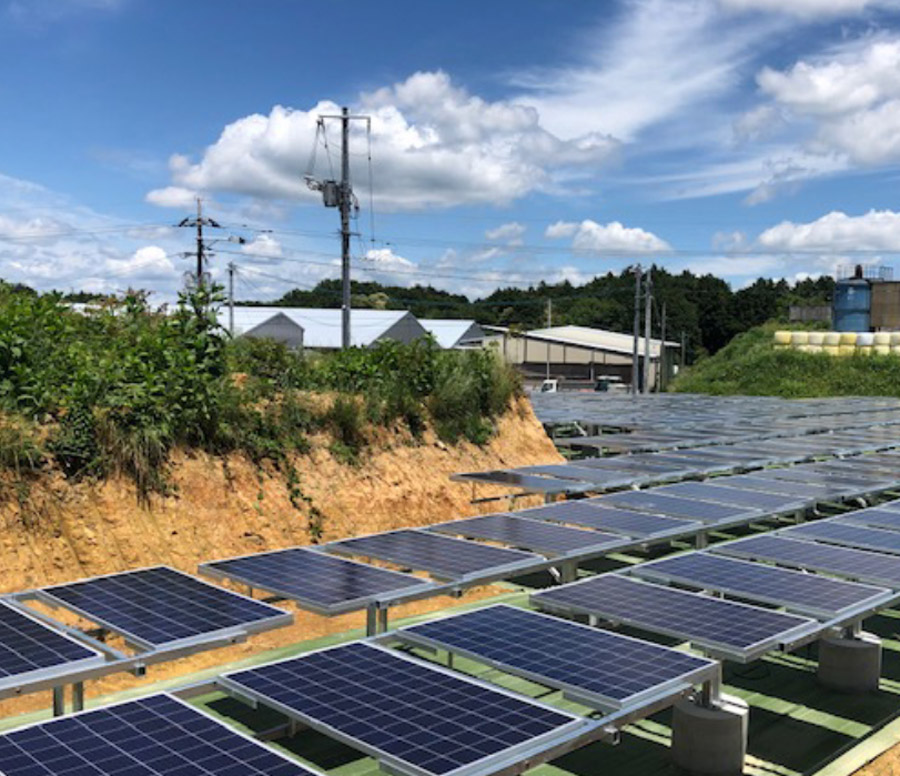 20MW ZAM (Zinc coated 400g/m²)solar panel support,Japan